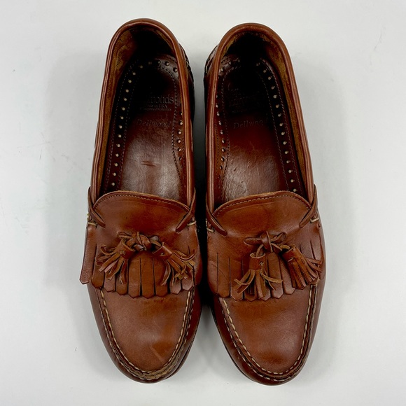Allen Edmunds Dellwood Leather Tassel Loafers 9.5 - Picture 4 of 6
